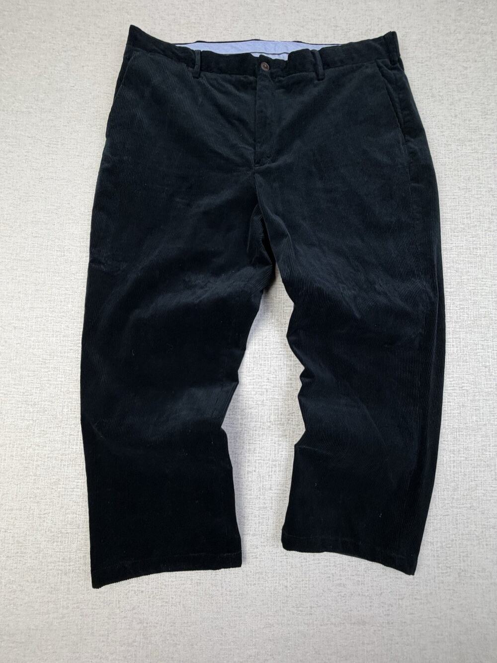 Polo Ralph Lauren Men’s 40x27 Black Corduroy Pants Stretch Classic Fit